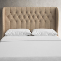 Tomey Upholstered Wingback Headboard by Birch Lane