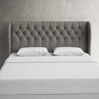Tomey Upholstered Wingback Headboard by Birch Lane