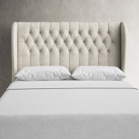 Tomey Upholstered Wingback Headboard by Birch Lane