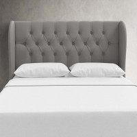 Tomey Upholstered Wingback Headboard by Birch Lane