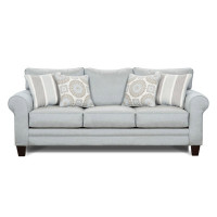 Aurora 88" Rolled Arm Sofa with Reversible Cushions by Sand and Stable