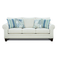 Aurora 88" Rolled Arm Sofa with Reversible Cushions by Sand and Stable