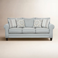Aurora 88" Rolled Arm Sofa with Reversible Cushions by Sand and Stable