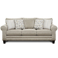 Aurora 88" Rolled Arm Sofa with Reversible Cushions by Sand and Stable