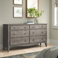 Holton 6 Drawer 72" W Solid Wood Dresser by Birch Lane