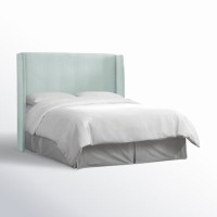 Bellfield Upholstered Wingback Headboard by Birch Lane