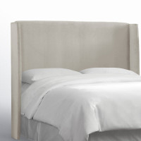 Bellfield Upholstered Wingback Headboard by Birch Lane