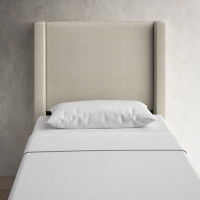 Benson Upholstered Wingback Headboard by Birch Lane