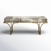 Magnolia Genuine Leather Bench by Joss and Main