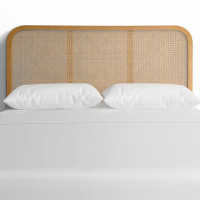 Boone Solid Wood and Cane Headboard by Birch Lane