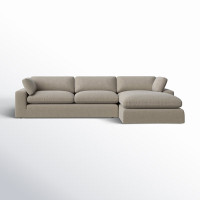 Asher 2 - Piece Upholstered Chaise Sectional by AllModern
