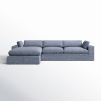 Asher 2 - Piece Upholstered Chaise Sectional by AllModern