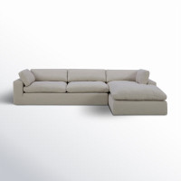 Asher 2 - Piece Upholstered Chaise Sectional by AllModern