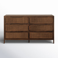 Nellie 6 Drawer Cane Dresser by Birch Lane
