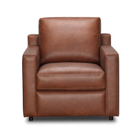 Belgrade Leather Club Chair by Joss and Main