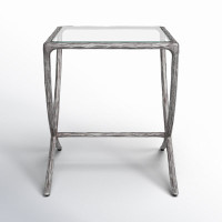 Evelynn Glass End Table by Joss and Main