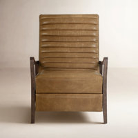 Neeley 27.5" Wide Genuine Leather Manual Standard Recliner by AllModern