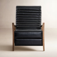 Neeley 27.5" Wide Genuine Leather Manual Standard Recliner by AllModern