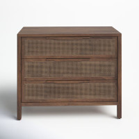 Nellie 3 - Drawer Cane Chest by Birch Lane