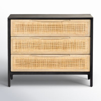 Nellie 3 - Drawer Cane Chest by Birch Lane