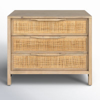 Nellie 3 - Drawer Cane Chest by Birch Lane
