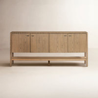 Deirdre 72.25" Wide Ash Solid Wood Sideboard by Birch Lane