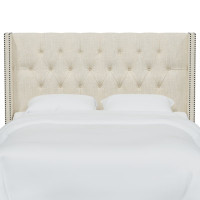 Knighten Upholstered Wingback Headboard by Birch Lane