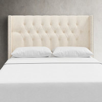Knighten Upholstered Wingback Headboard by Birch Lane