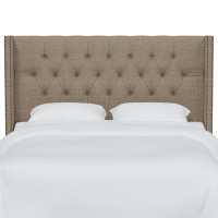 Knighten Upholstered Wingback Headboard by Birch Lane
