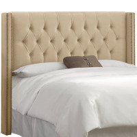 Knighten Upholstered Wingback Headboard by Birch Lane