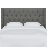 Knighten Upholstered Wingback Headboard by Birch Lane