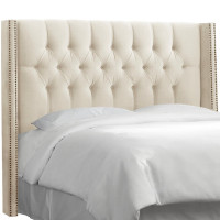 Knighten Upholstered Wingback Headboard by Birch Lane