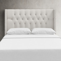 Knighten Upholstered Wingback Headboard by Birch Lane