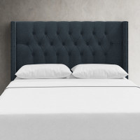 Knighten Upholstered Wingback Headboard by Birch Lane