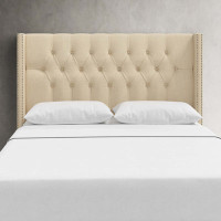 Knighten Upholstered Wingback Headboard by Birch Lane