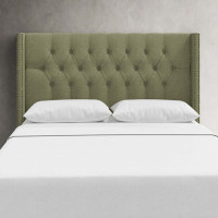 Knighten Upholstered Wingback Headboard by Birch Lane