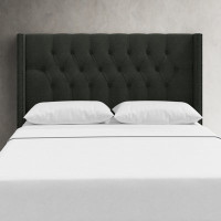 Knighten Upholstered Wingback Headboard by Birch Lane