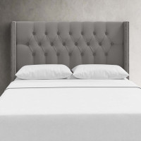 Knighten Upholstered Wingback Headboard by Birch Lane