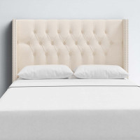 Knighten Upholstered Wingback Headboard by Birch Lane