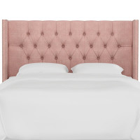 Knighten Upholstered Wingback Headboard by Birch Lane