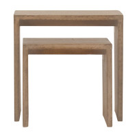 Freddy Solid Wood Sled Nesting Table Set by Birch Lane
