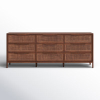 Nellie 9 Drawer Cane Dresser by Birch Lane