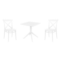 Farrah Square 2 - Person 60" Long Bistro Set by AllModern