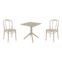 Farrah Square 2 - Person 60" Long Bistro Set by AllModern