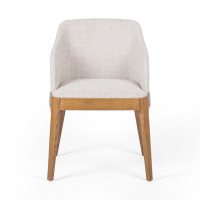 Verdi Upholstered Back Arm Chair in Bilton Olive by Birch Lane