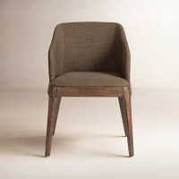 Verdi Upholstered Back Arm Chair in Bilton Olive by Birch Lane