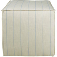 Beyla 19" Square Floral Cube Ottoman by Birch Lane