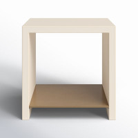 Fabria Concrete Sled End Table with Storage by Birch Lane