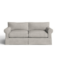 Amari 84" Rolled Arm Slipcovered Sofa with Reversible Cushions by Wayfair Custom Upholstery