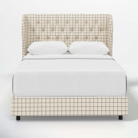 Tomey Upholstered Wingback Bed by Birch Lane